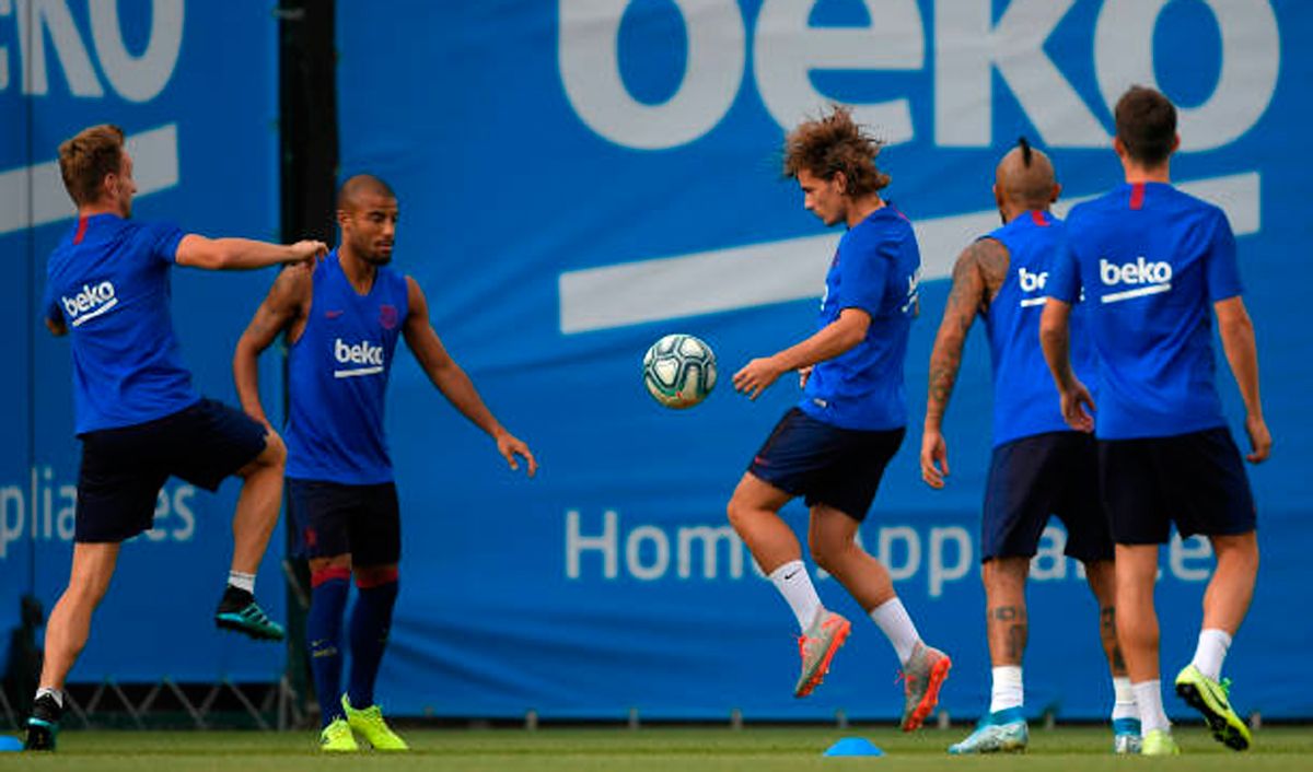 Entrenamiento del FC Barcelona