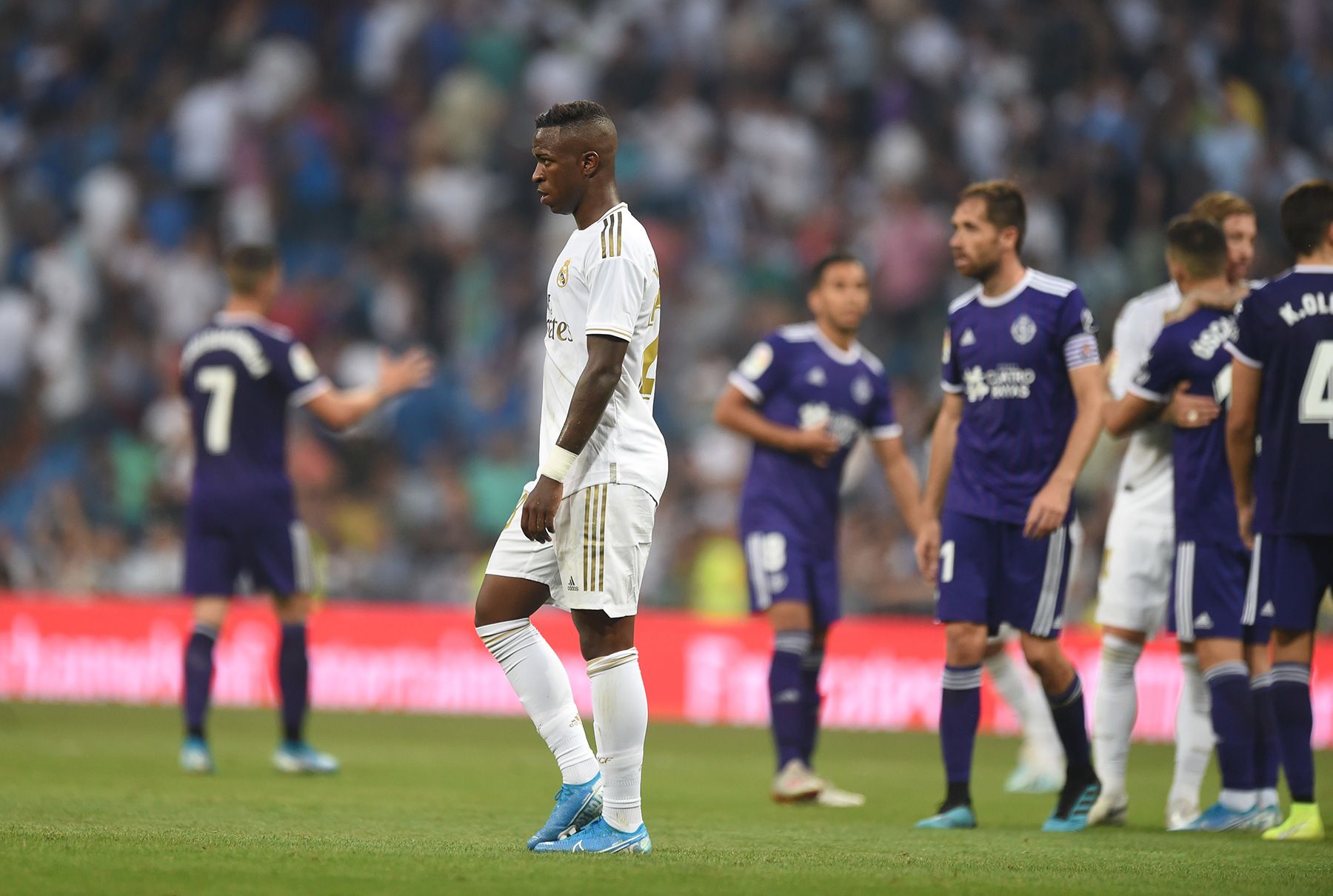Vinicius After the tie of the Madrid against the Valladolid