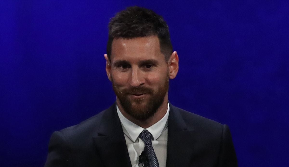 Leo Messi, en la gala de Mónaco