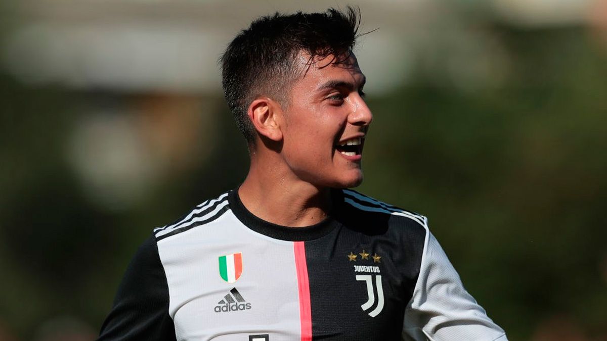 Paulo Dybala in a match of Juventus