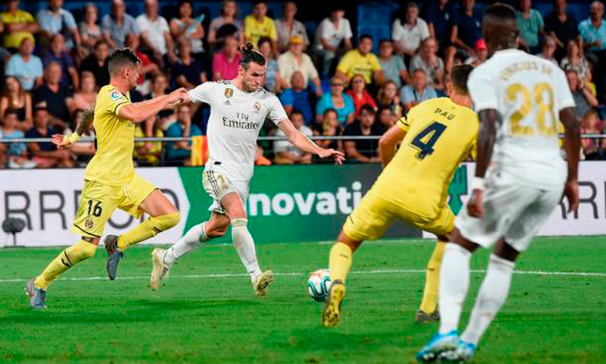 Bale marcó dos goles contra el Villarreal