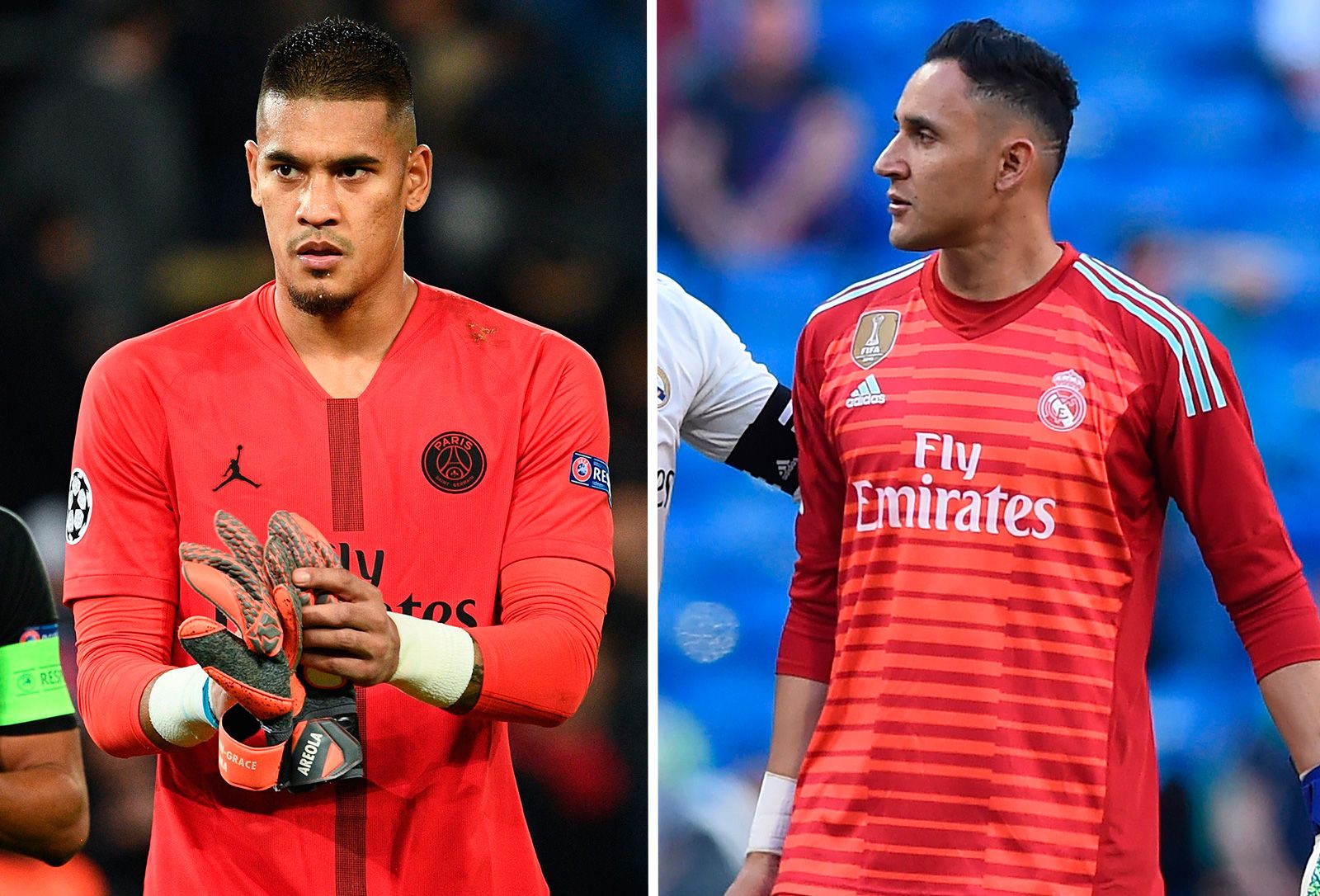 Areola Will play in the Madrid and Keylor in the PSG