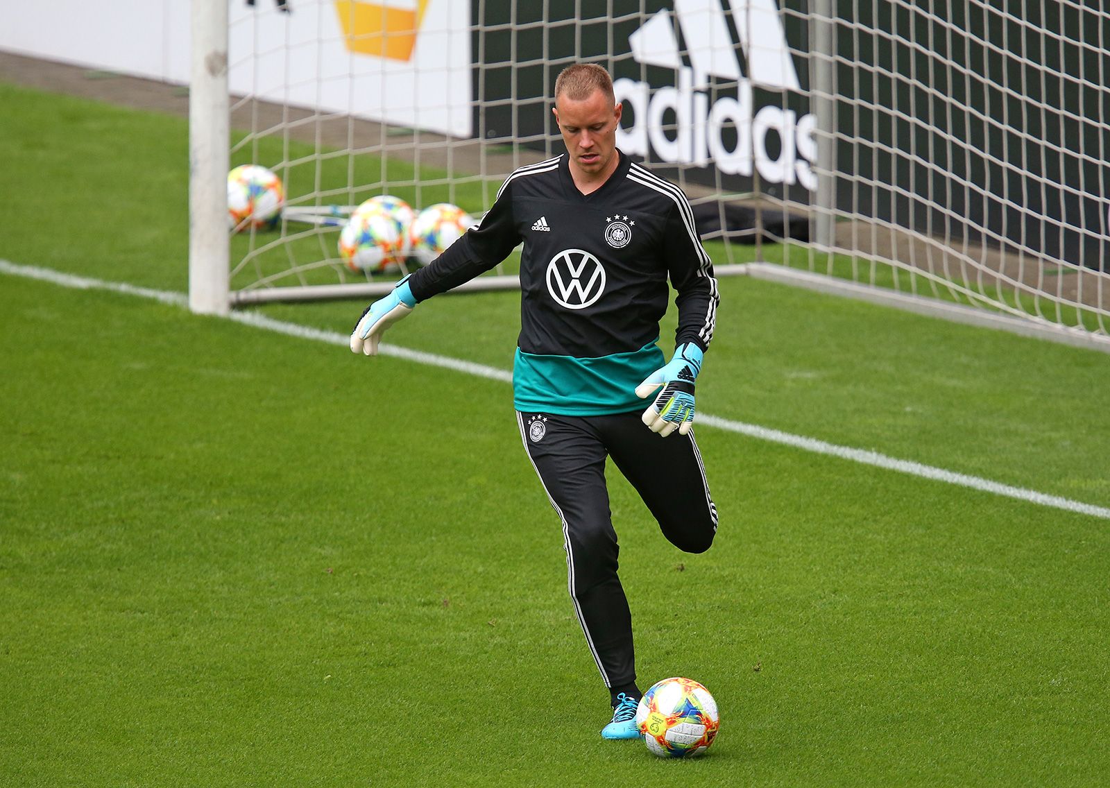Ter Stegen In a training with Germany