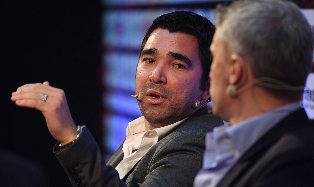 Deco, during an interview in an image of archive