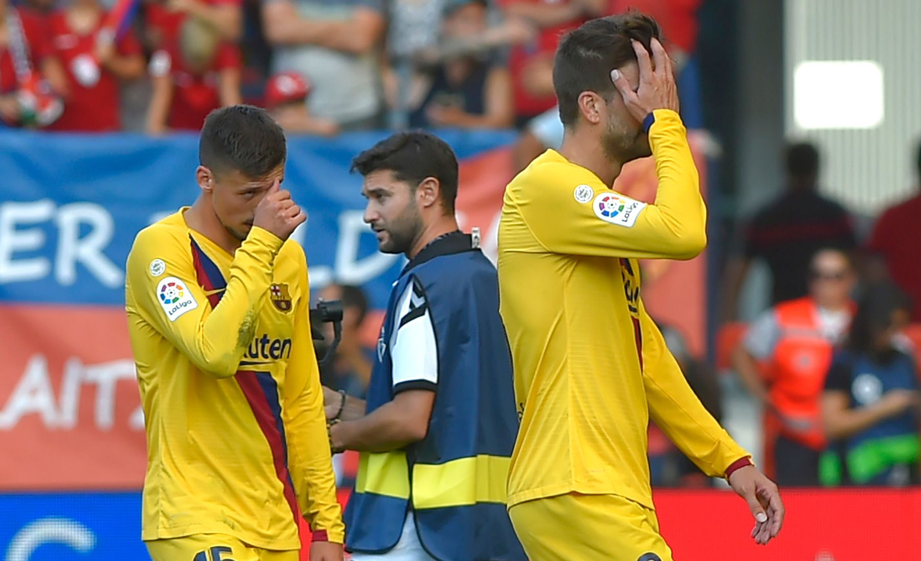 Piqué and Lenglet regret against Osasuna