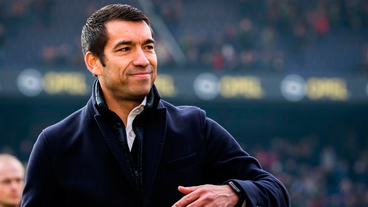 Giovanni van Bronckhorst en un partido del Feyenoord