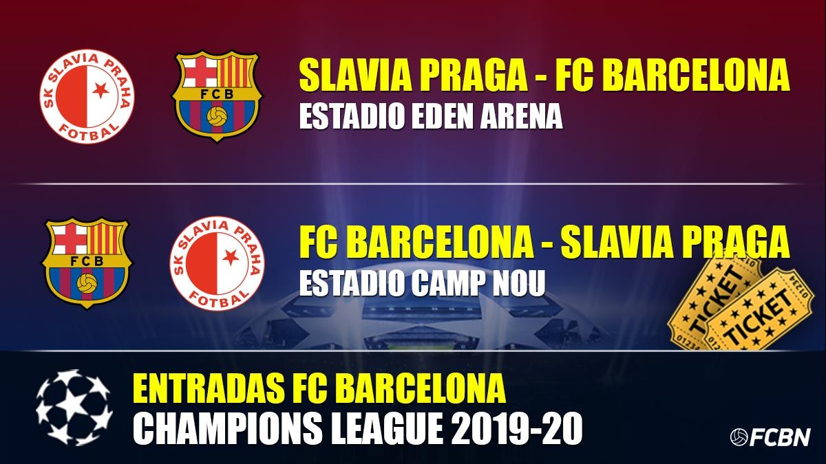 Entradas FC Barcelona vs Slavia Praga