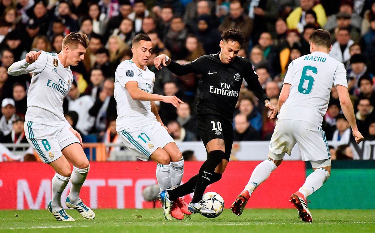 Neymar Jr, during a match against Real Madrid in an image of archive