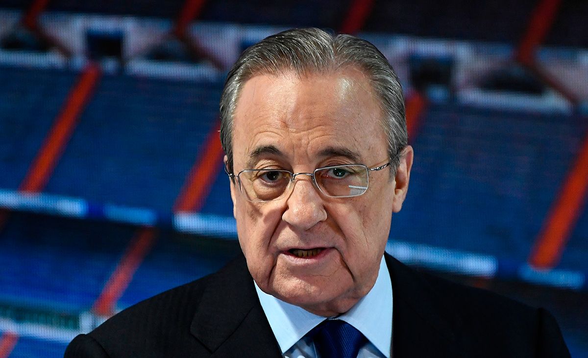 Florentino Pérez, during an act as a president of Real Madrid