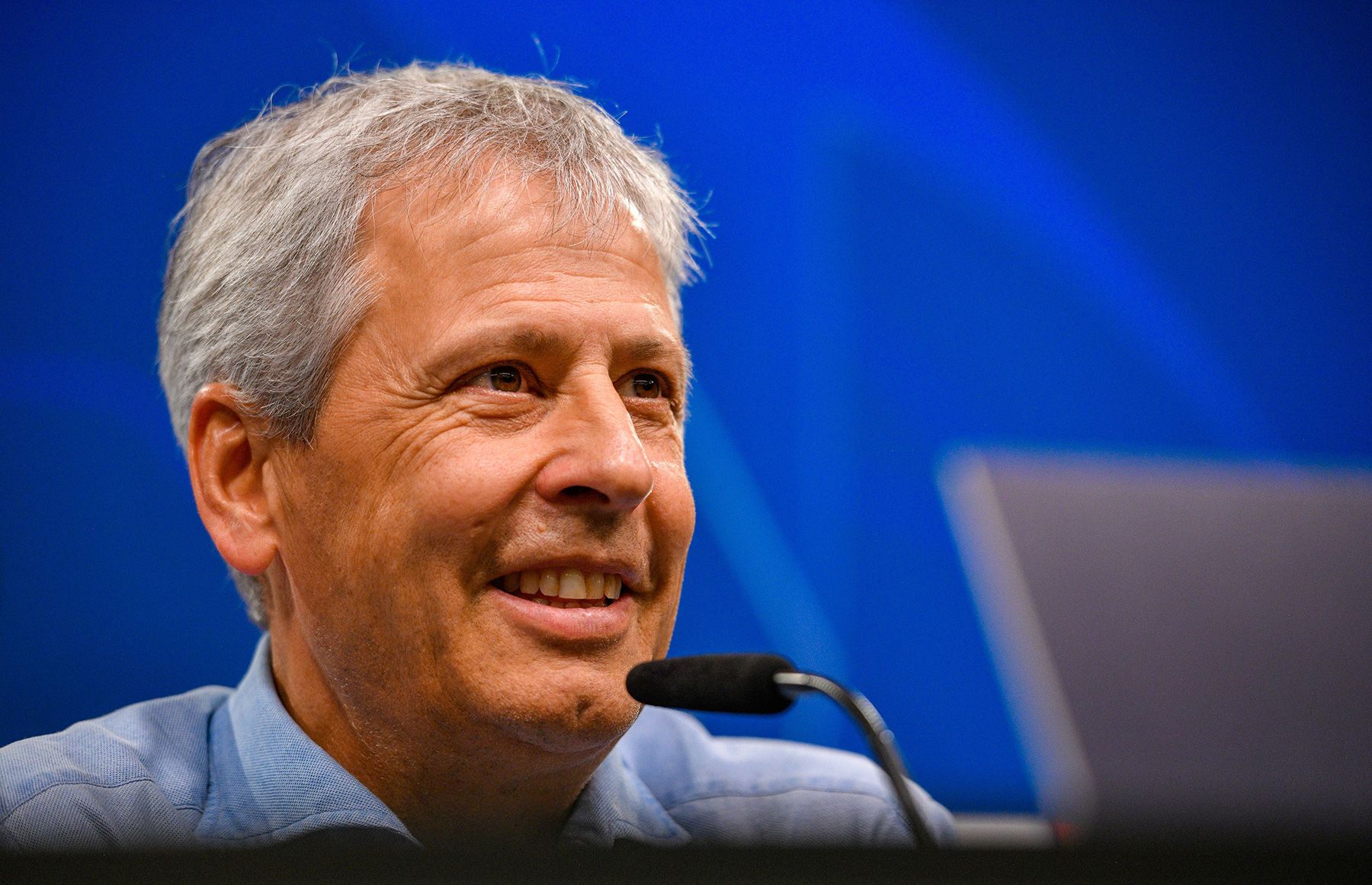 Lucien Favre in press conference before the Champions