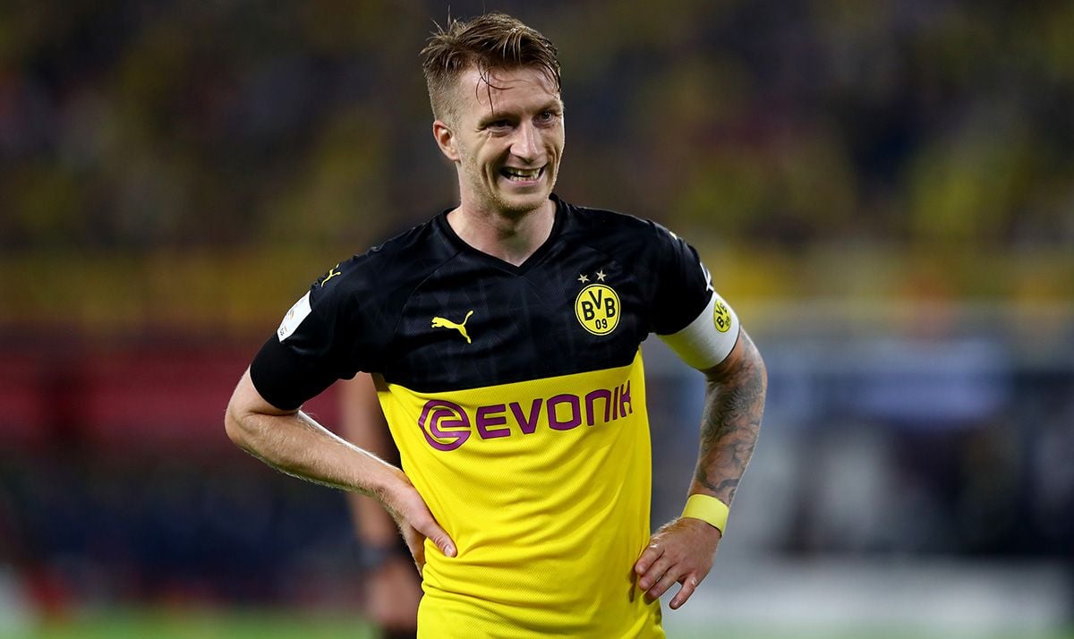 Marco Reus, during a match with Borussia Dortmund