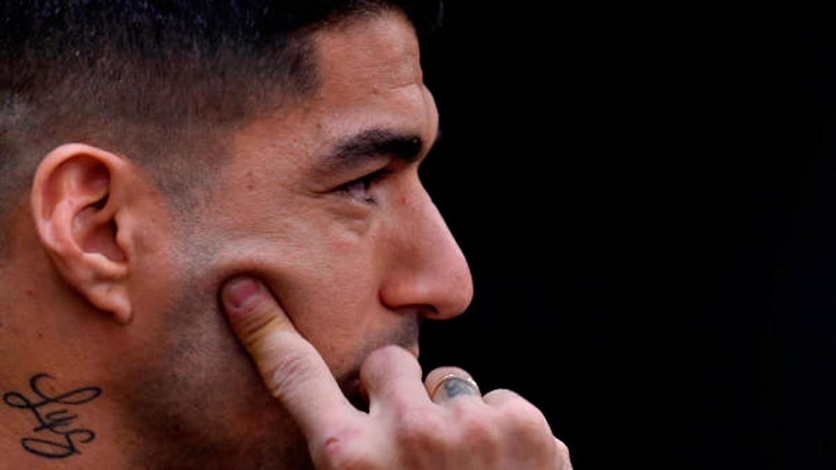 Luis Suárez, without luck in Europe