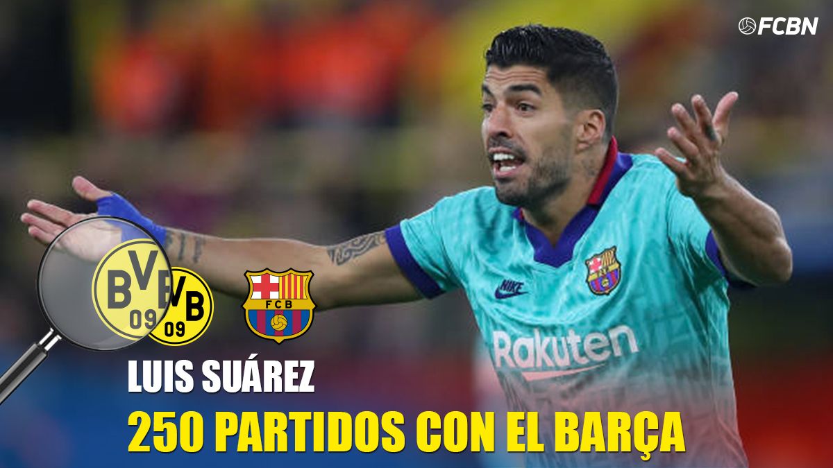Suárez llega a los 250 partidos con el Barça