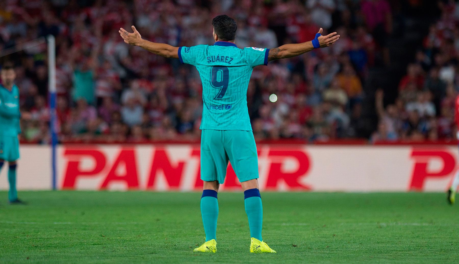 Luis Suárez durante el partido contra el Granada