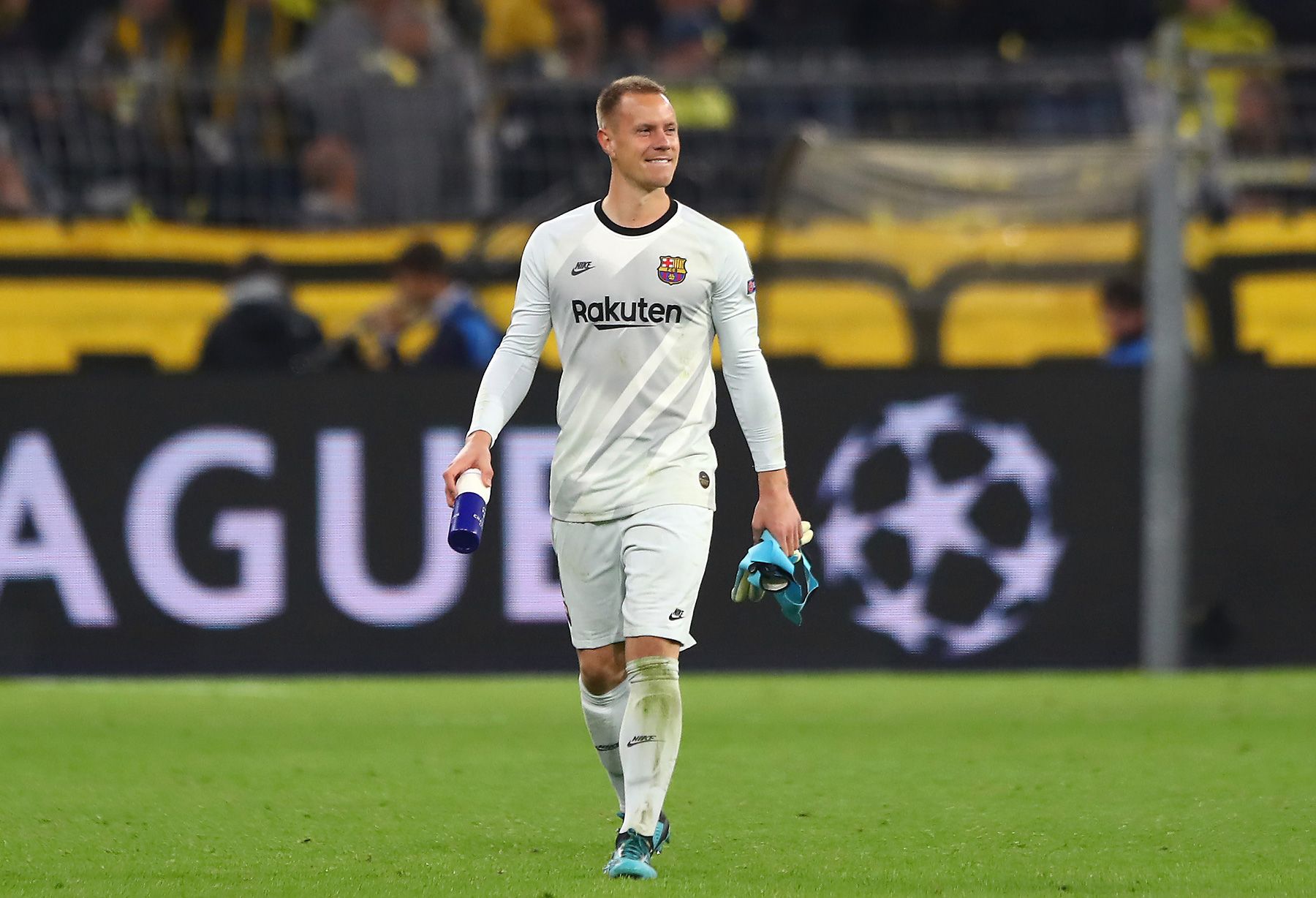 Ter Stegen después del partido contra el Borussia Dortmund