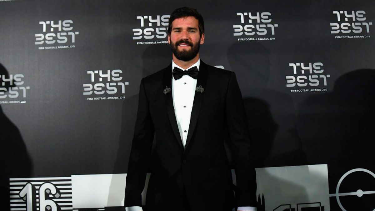 Alisson Becker in the FIFA The Best gala