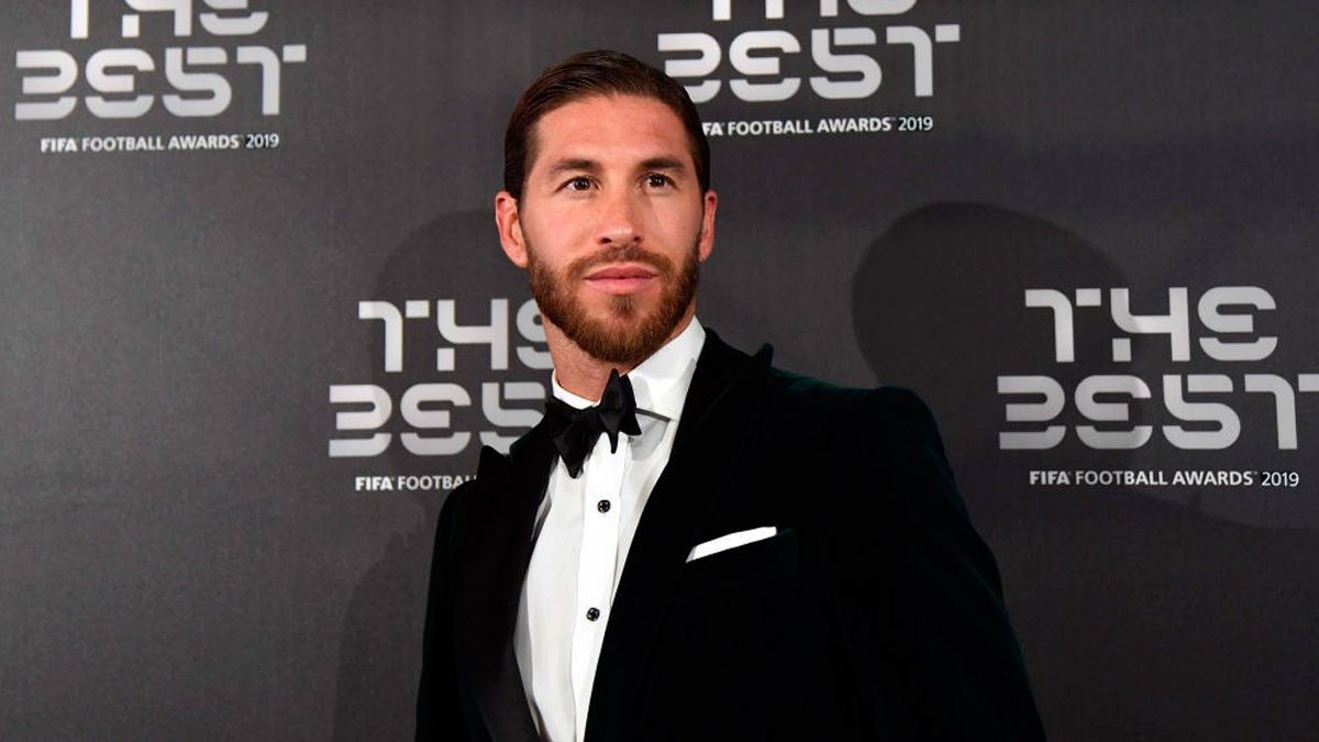 Sergio Ramos en la gala del FIFA The Best