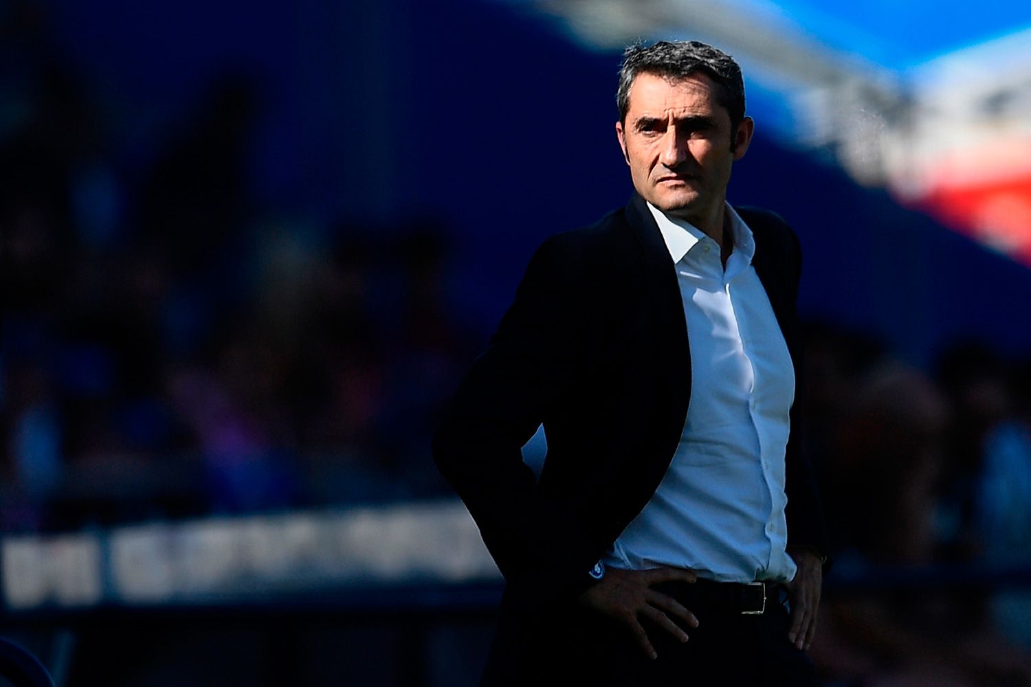 Valverde During the party against the Getafe