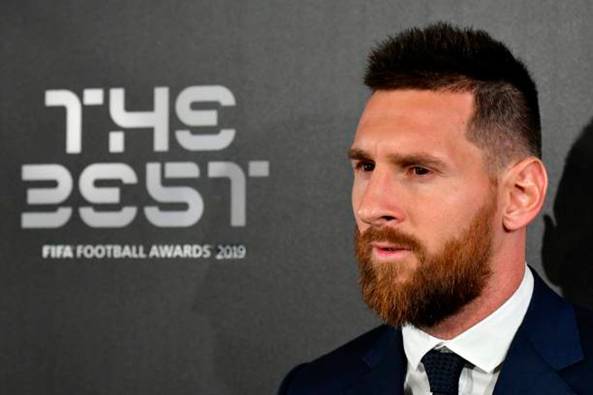 Leo Messi, before the gala of the The Best