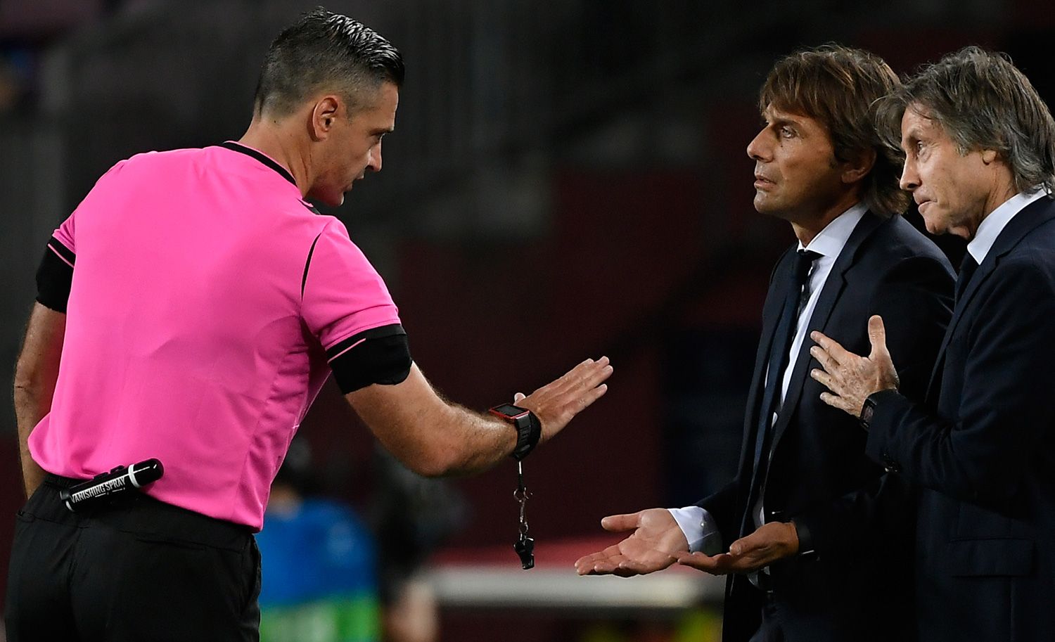 Antonio Conte demands an action in favour of the Inter