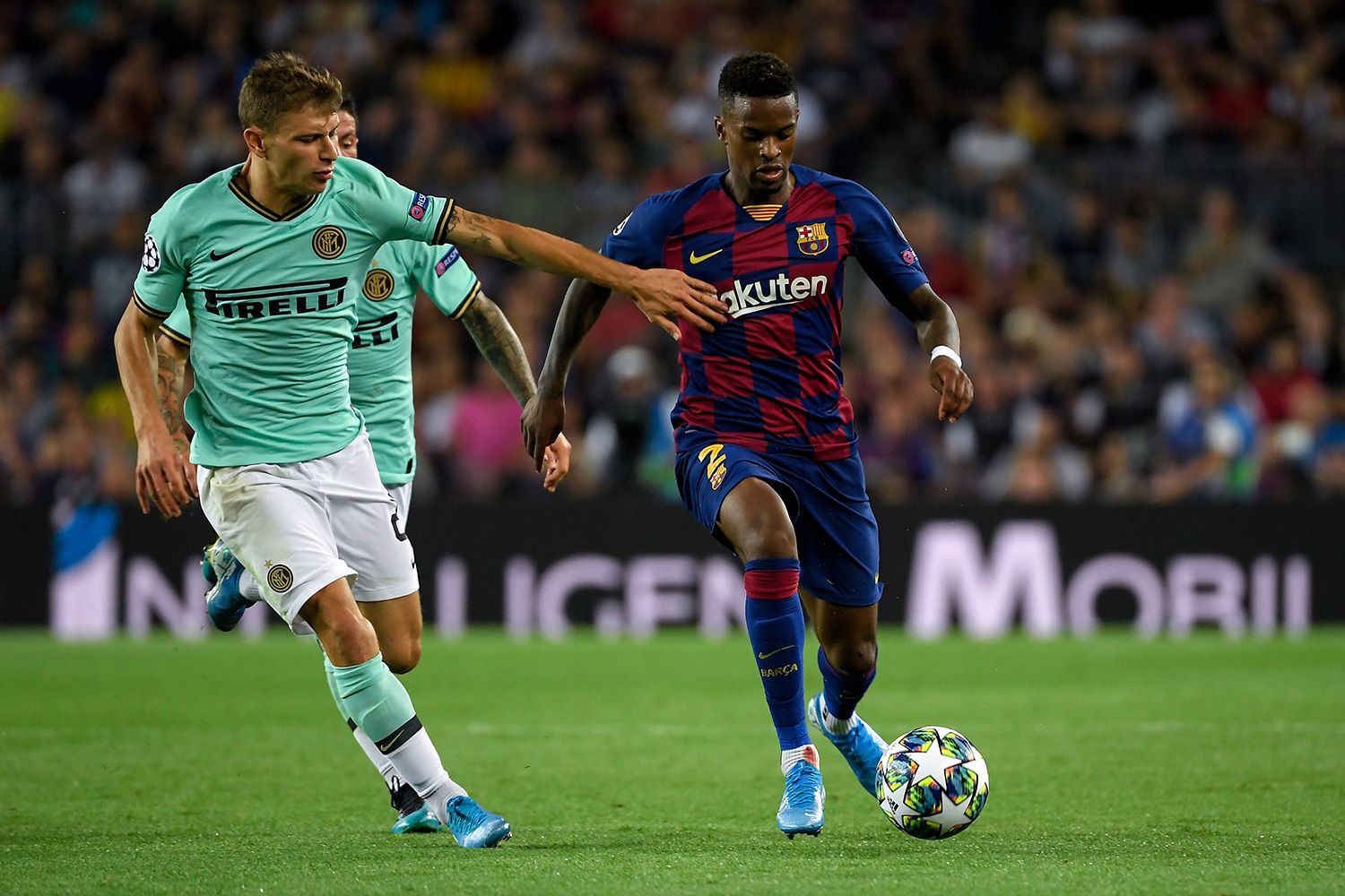 Nélson Semedo In the party against the Inter