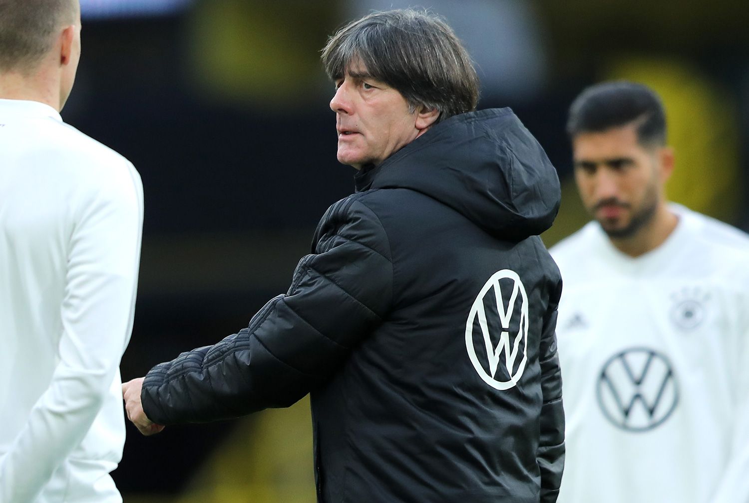 Joachim Löw In a training with Germany