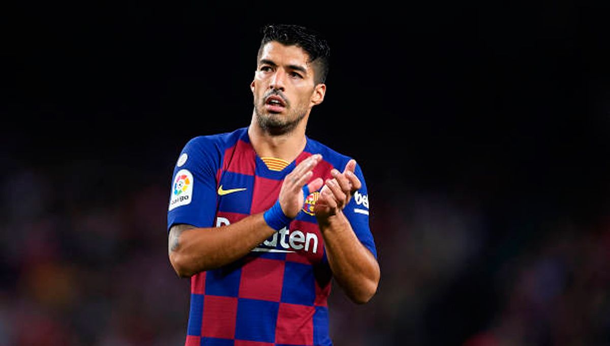 Luis Suárez, durante un partido