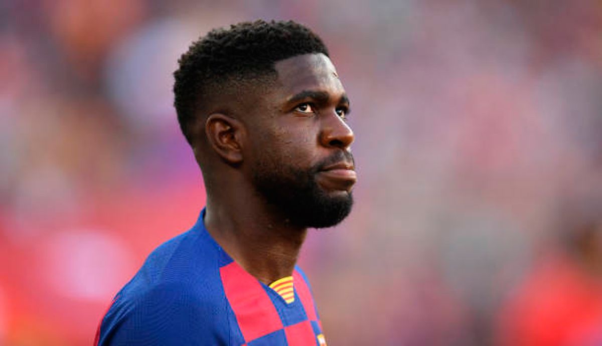 Samuel Umtiti, player of the Barcelona