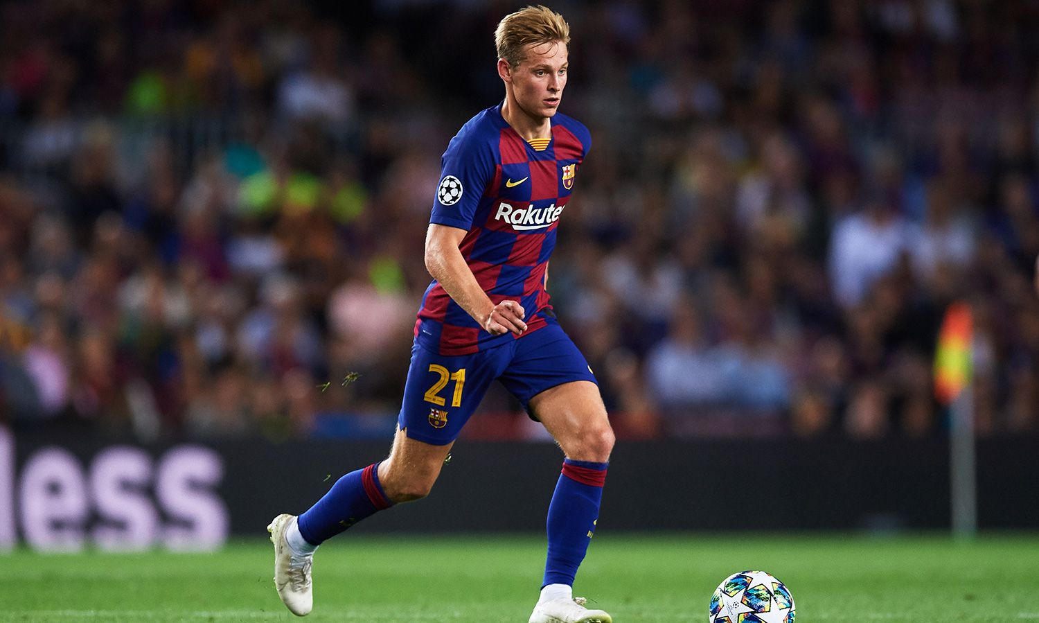 Frenkie de Jong durante el partido contra el Sevilla