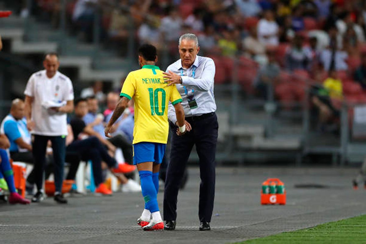 Neymar, injured against Nigeria