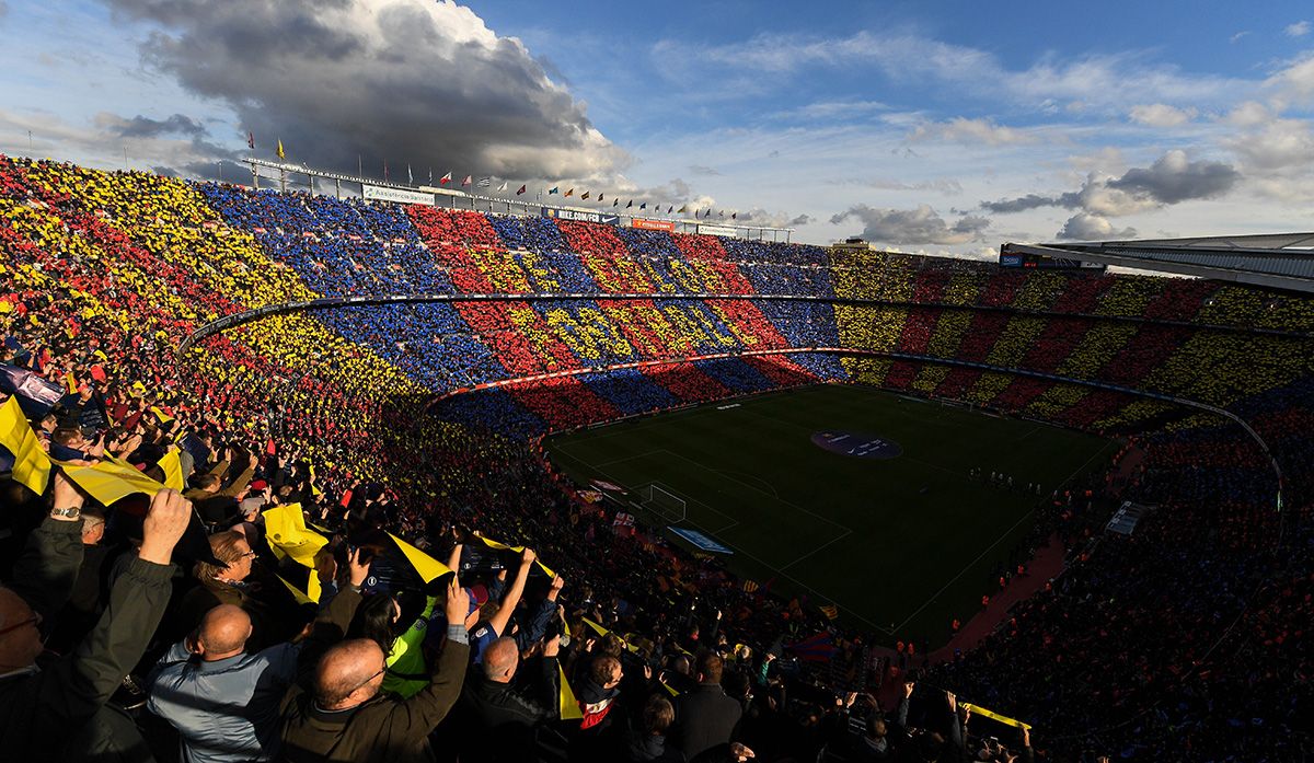The Camp Nou, during one of the last Clásicos Barça-Madrid