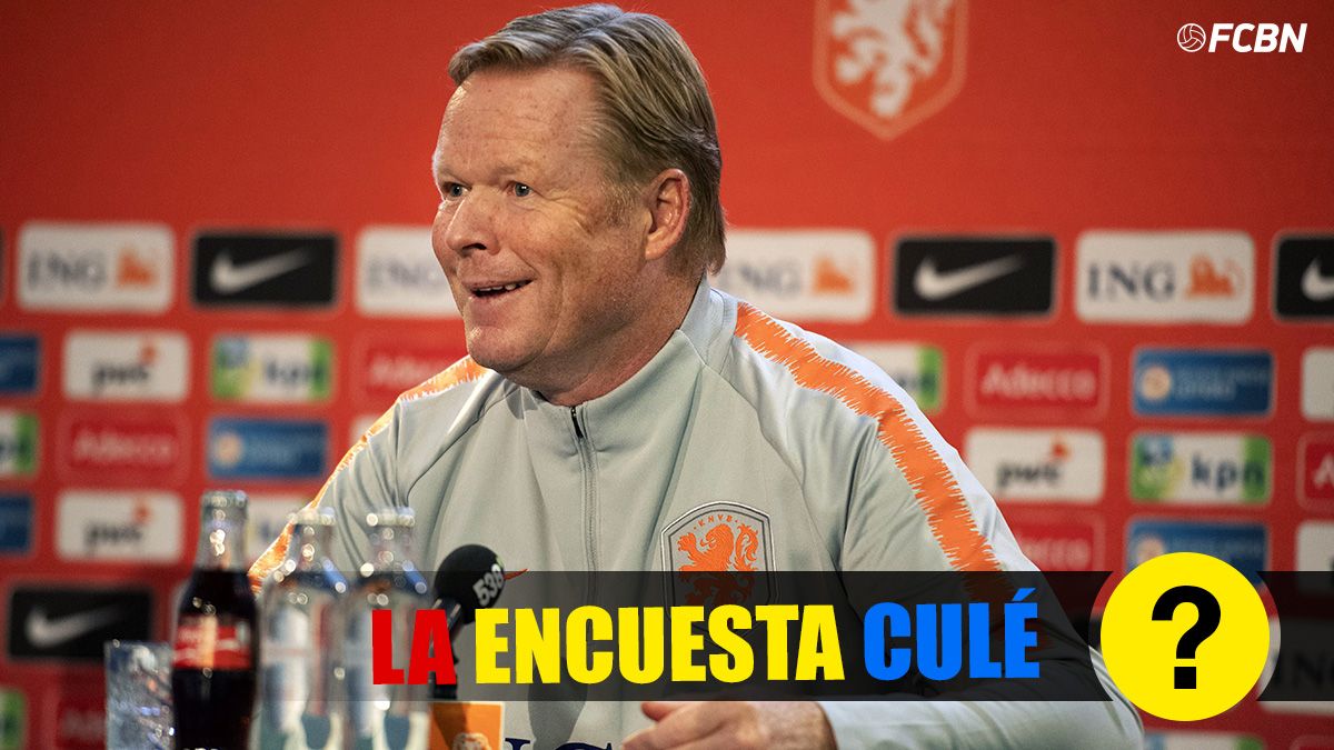 Ronald Koeman, during a press conference with Netherlands