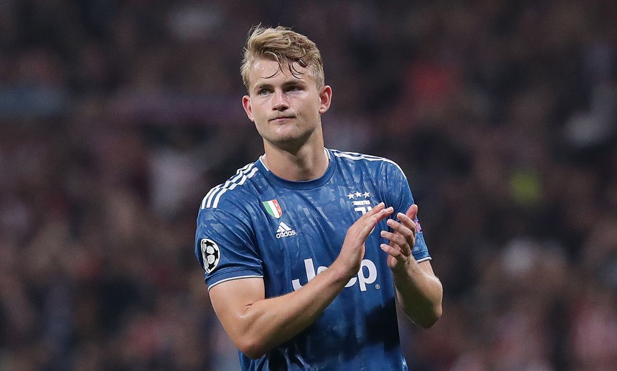 Matthijs de Ligt, during a match with the Juventus