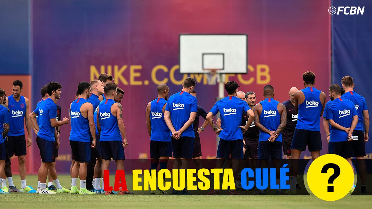 El FC Barcelona, entrenando en el campo Tito Vilanova de la Ciutat Esportiva