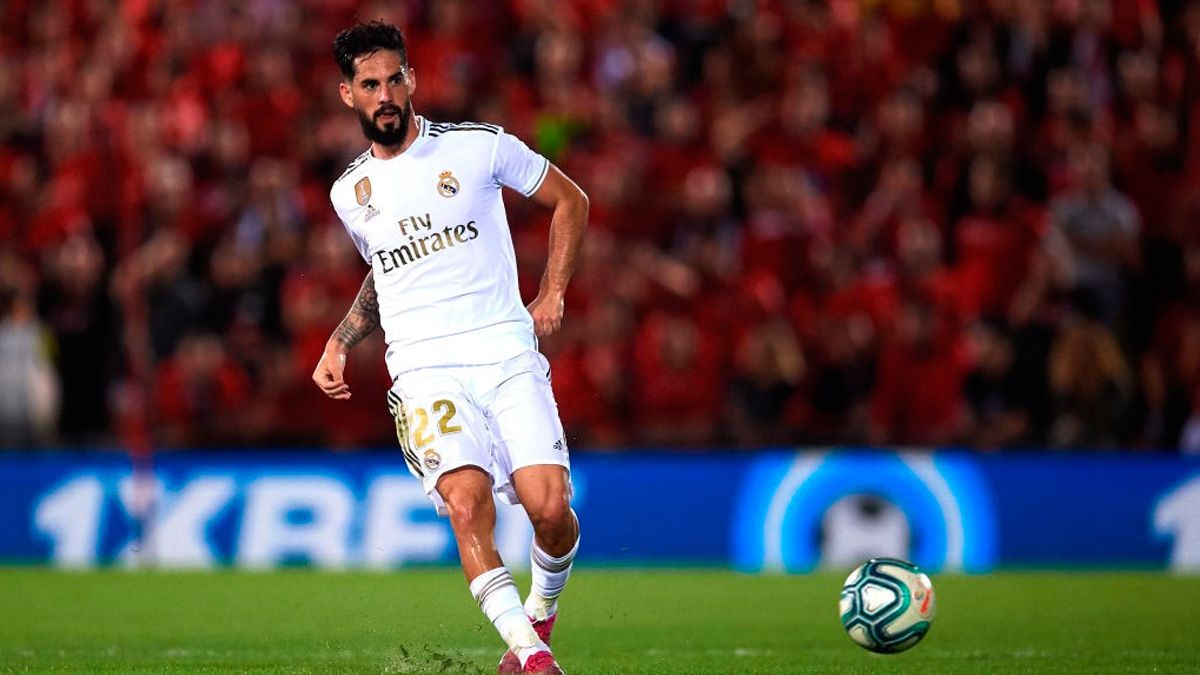 Isco Alarcón in a match of Real Madrid