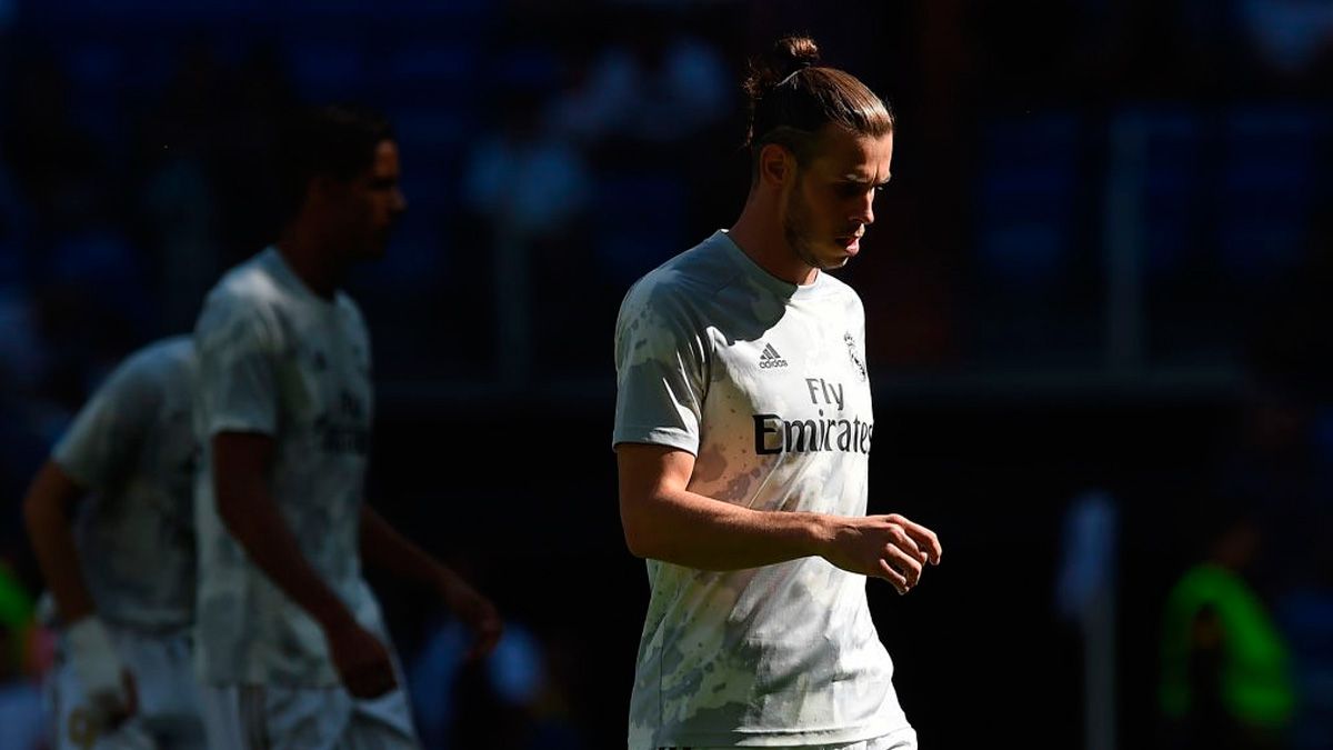 Gareth Bale in a match of Real Madrid