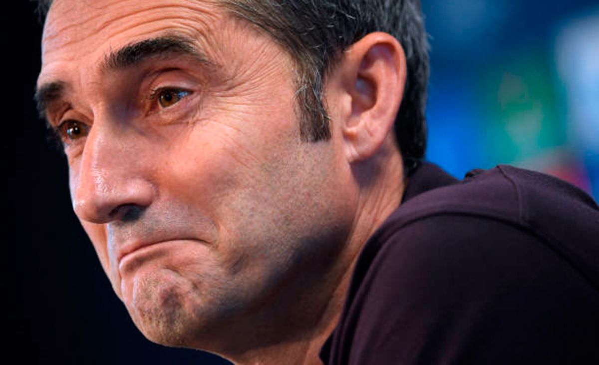 Ernesto Valverde, in a press conference