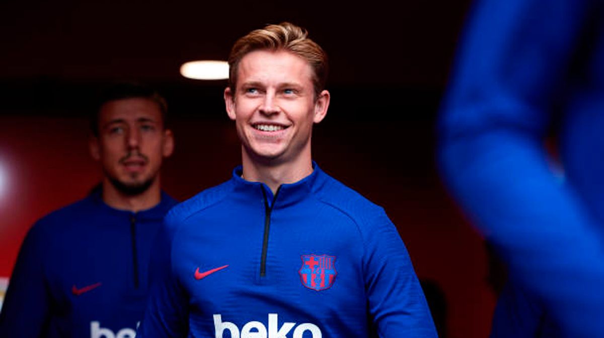 Frenkie de Jong, before a match