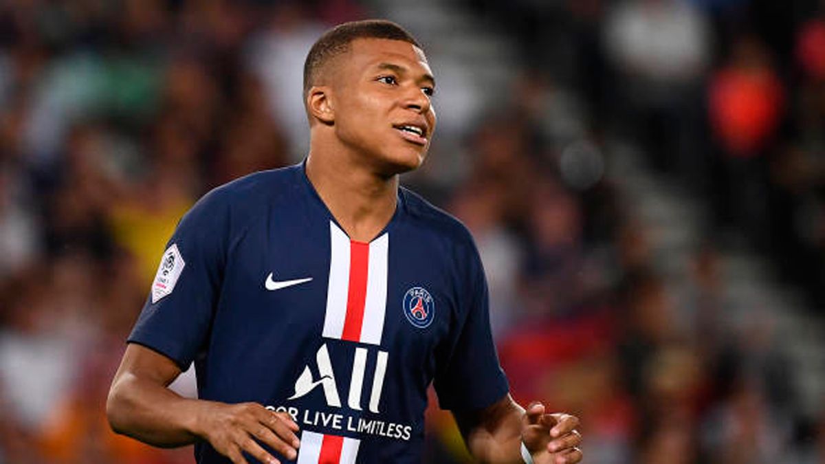 Kylian Mbappe, during a match