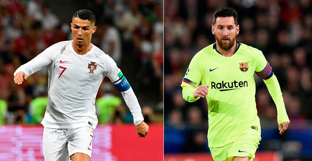 Cristiano Ronaldo y Leo Messi