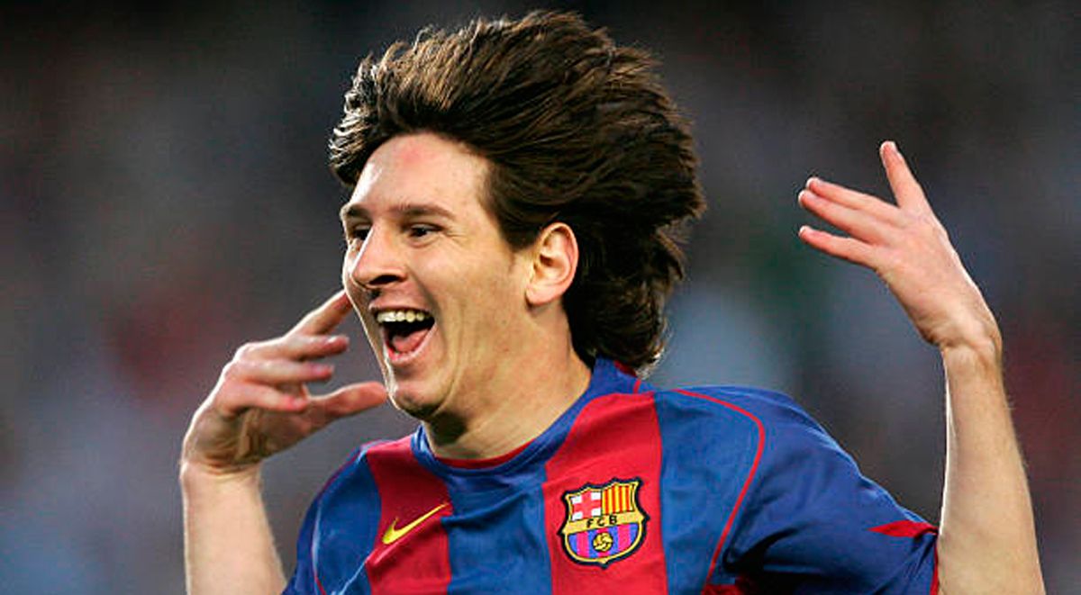 Leo Messi debutó a los 17 años