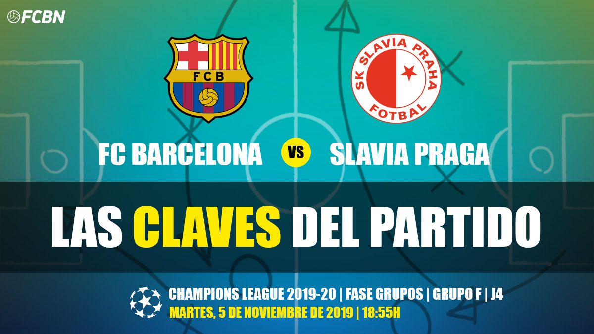 Keys of the party Barcelona-Slavia