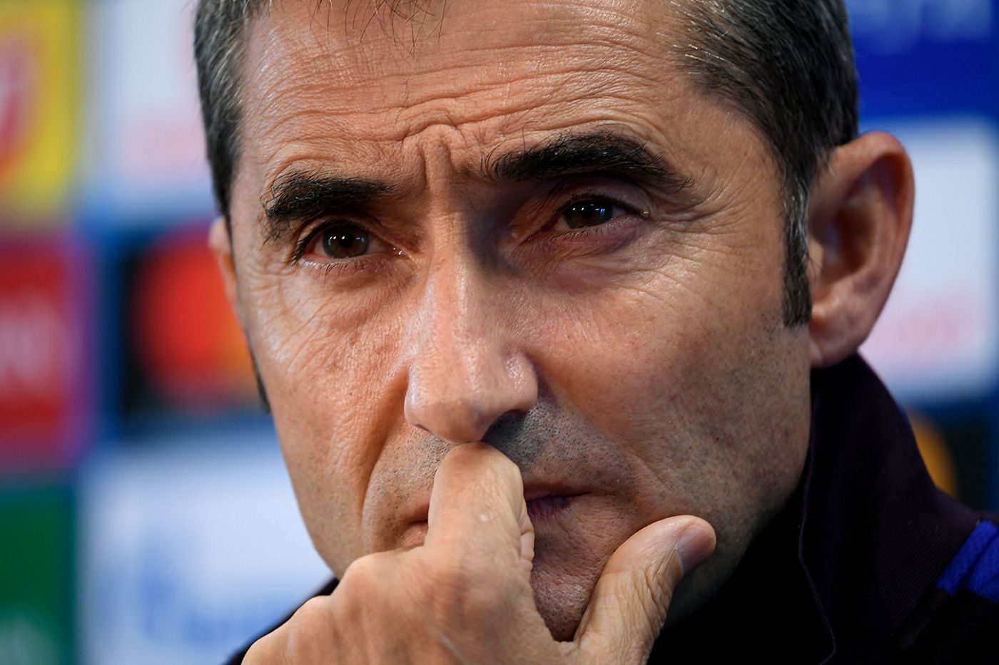 Valverde In a press conference with the FC Barcelona