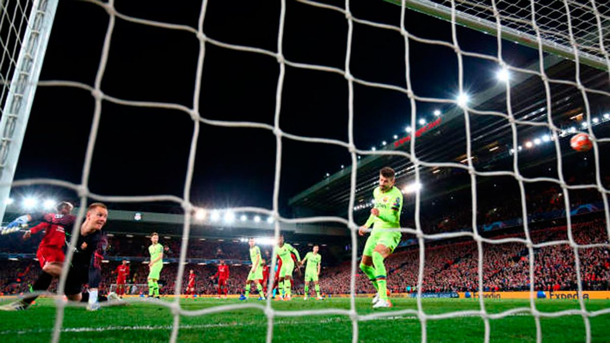 El Barça acabó desolado en Anfield