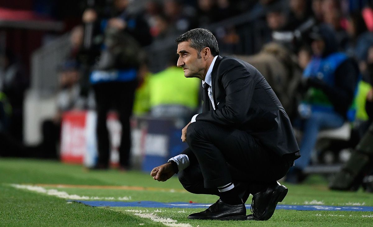 Ernesto Valverde, analizando el juego del Barça-Slavia