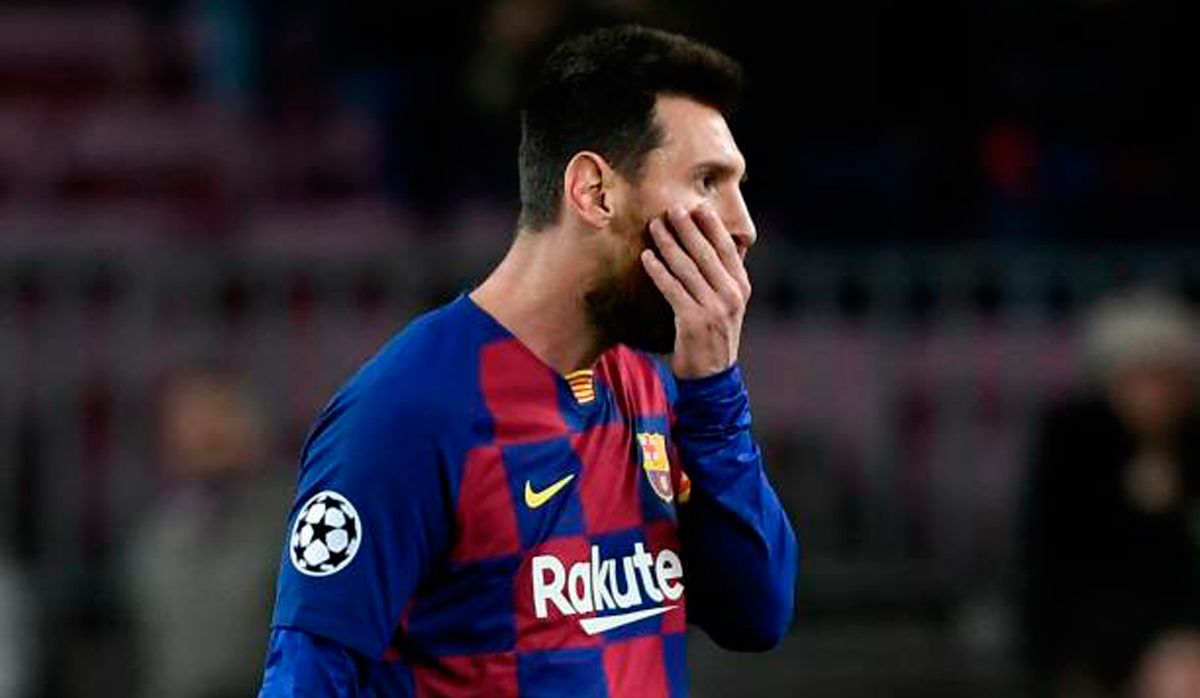 Leo Messi se quedó cerca del gol