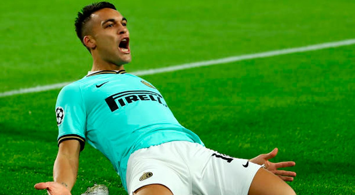 Lautaro Martínez marco un golazo contra el Dortmund