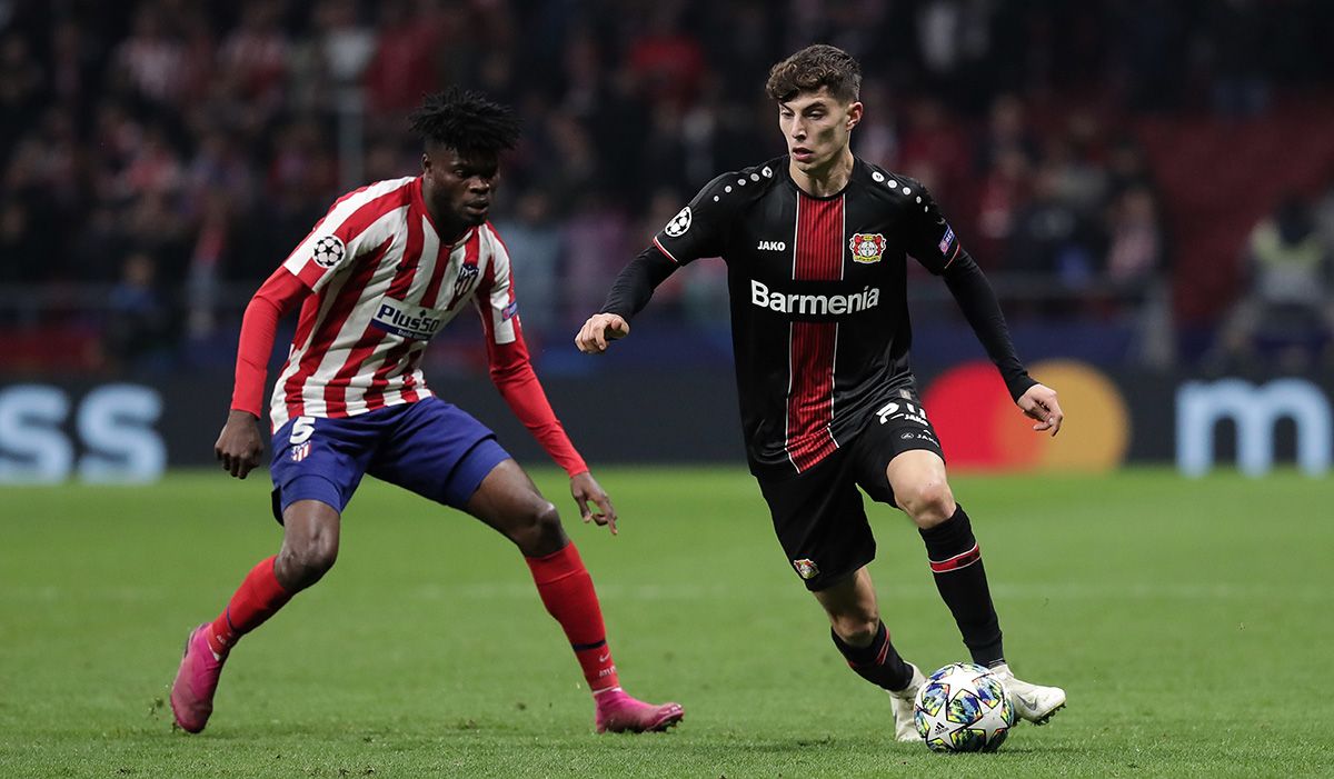 Kai Havertz, during a match against the Atlético de Madrid