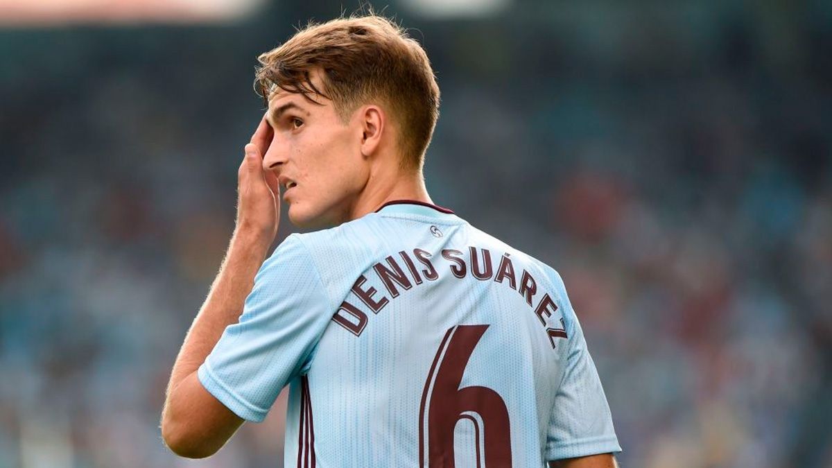 Denis Suárez in a match of Celta de Vigo in LaLiga