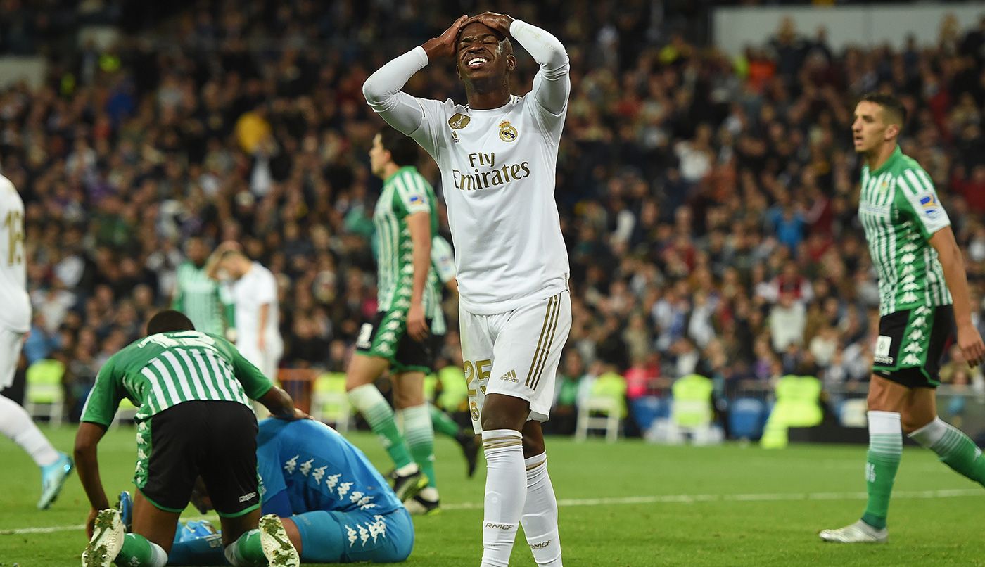Vinicius Regrets  of an occasion failed against the Betis